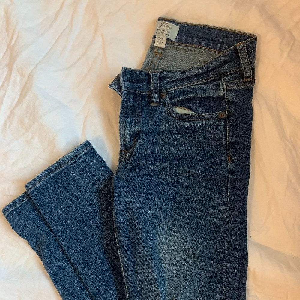 JCrew Selvedge Toothpick Size 25P